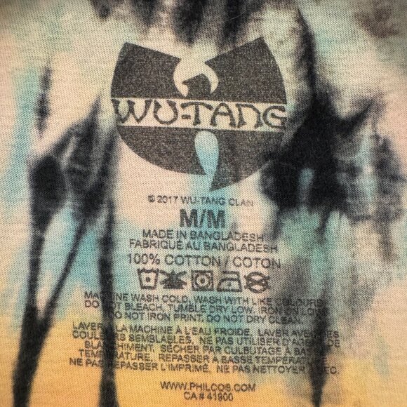Tie Dye Wu-Tang Clan T-Shirt, Mens Size Medium - Picture 3 of 4